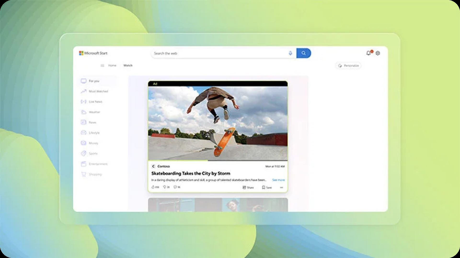 Combine the impact of video—with the ease and intent of search